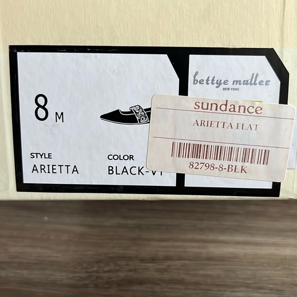 Anthro Bettye Muller Arrieta Shoes Velvet Maryjane Floral Sequin Strap Flats - Picture 9 of 11